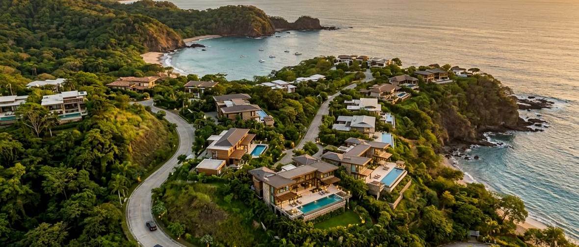 Luxury estates along Costa Rica's Gold Coast